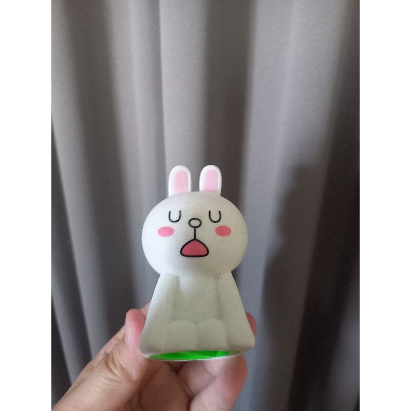 celengan coin bank line bunny kelinci mini action figure second preloved original tempelan line frie