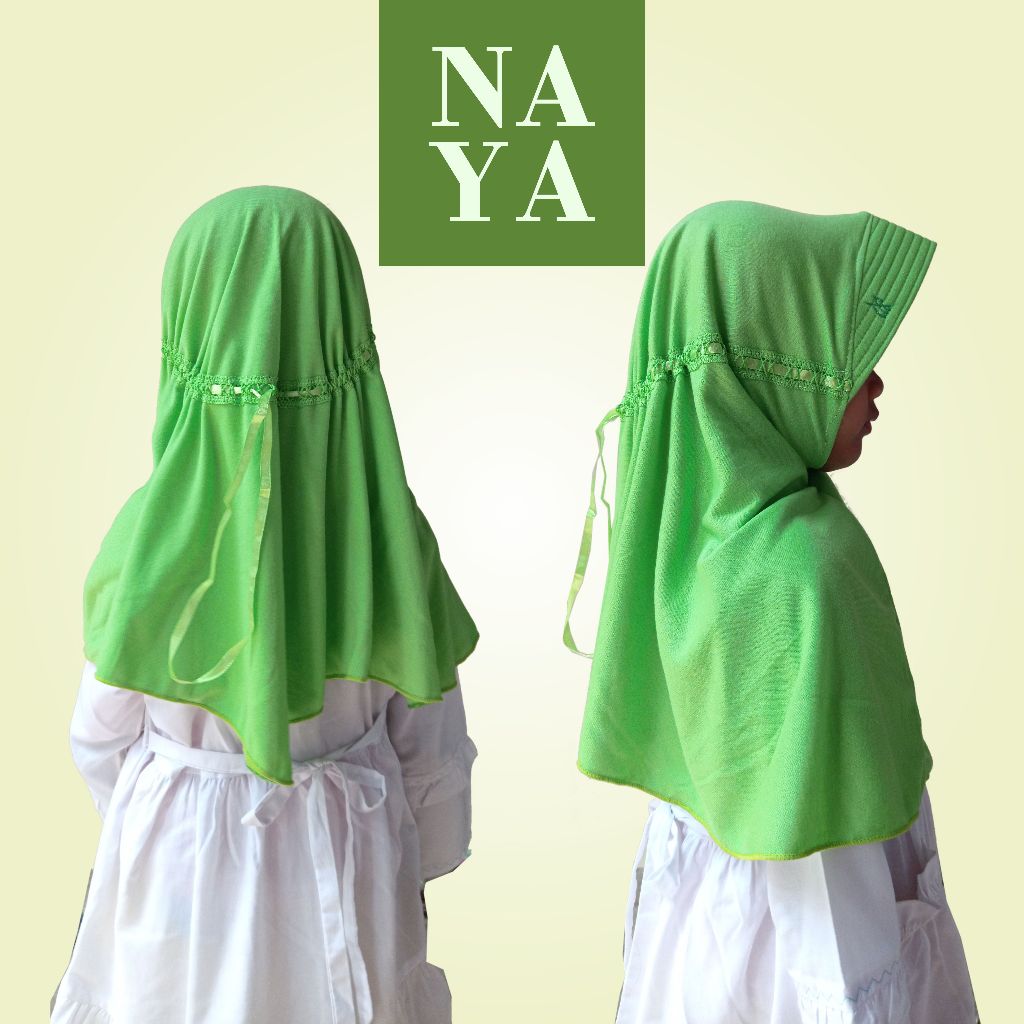 HIJAB ANAK SEKOLAH HAMIDAH JERSEY PREMIUM / JILBAB BERGO HAMIDAH ANAK / JILBAB SEKOLAH SIZE S,M,L, X