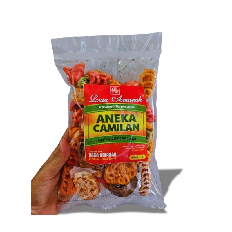 

Kerupuk Seblak Pedas Warna Warni Gurih Enak