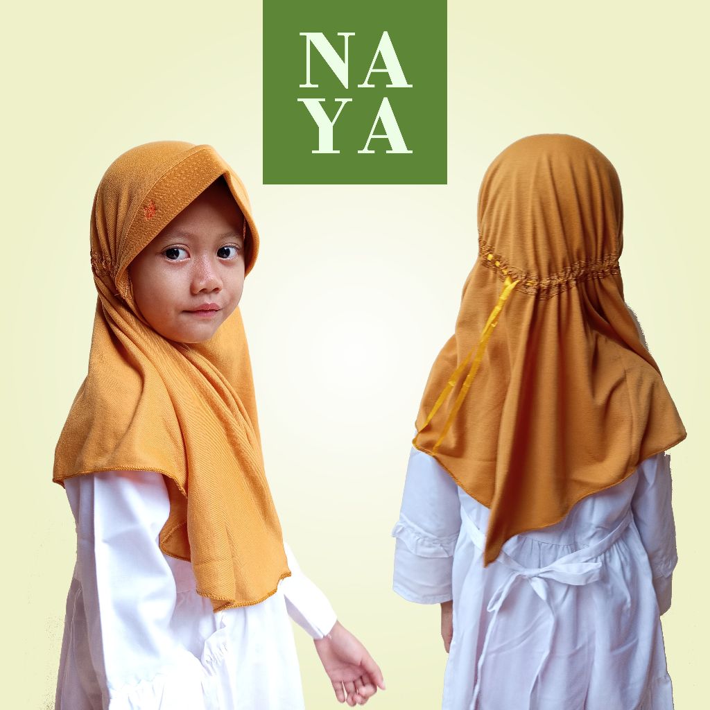 HIJAB ANAK SEKOLAH HAMIDAH JERSEY PREMIUM / JILBAB BERGO HAMIDAH ANAK / JILBAB SEKOLAH SIZE S,M,L, X