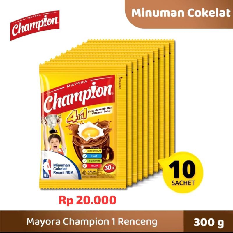 

Champion minuman coklat