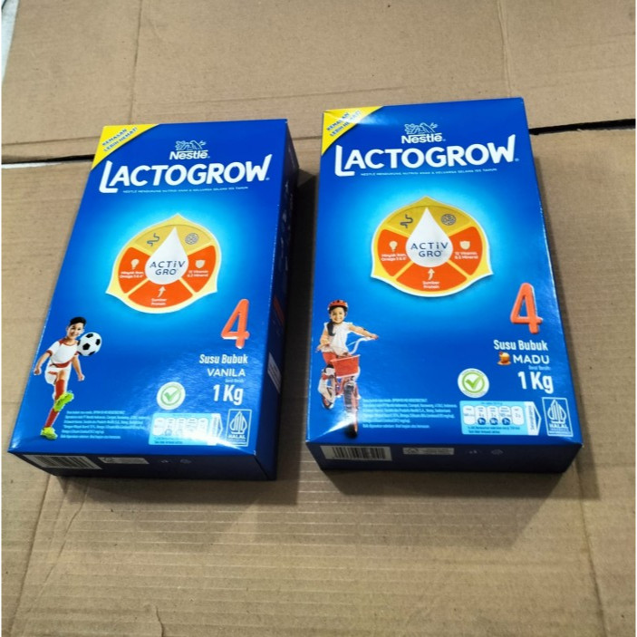 

Lactogrow Pro 3+ Vanila Madu 1Kg ( 3-5 Tahun) Susu Lactogrow
