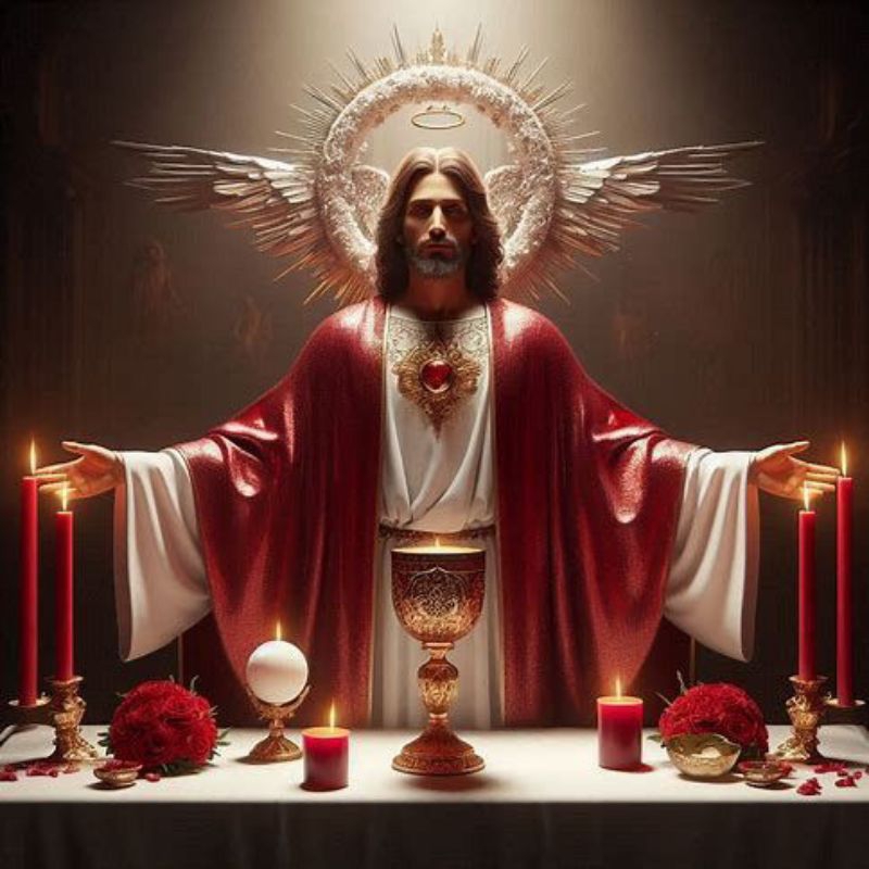 Cetak poster Globus Cruciger sungguh tubuh darah yesus Yesus Kristus Dekorasi rumah ruangan