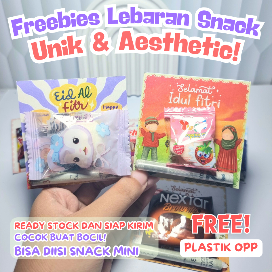 

[PART 2] AMPLOP SNACK LEBARAN THR | FREEBIES LEBARAN UNIK | MINI GIFT SNACK LEBARAN