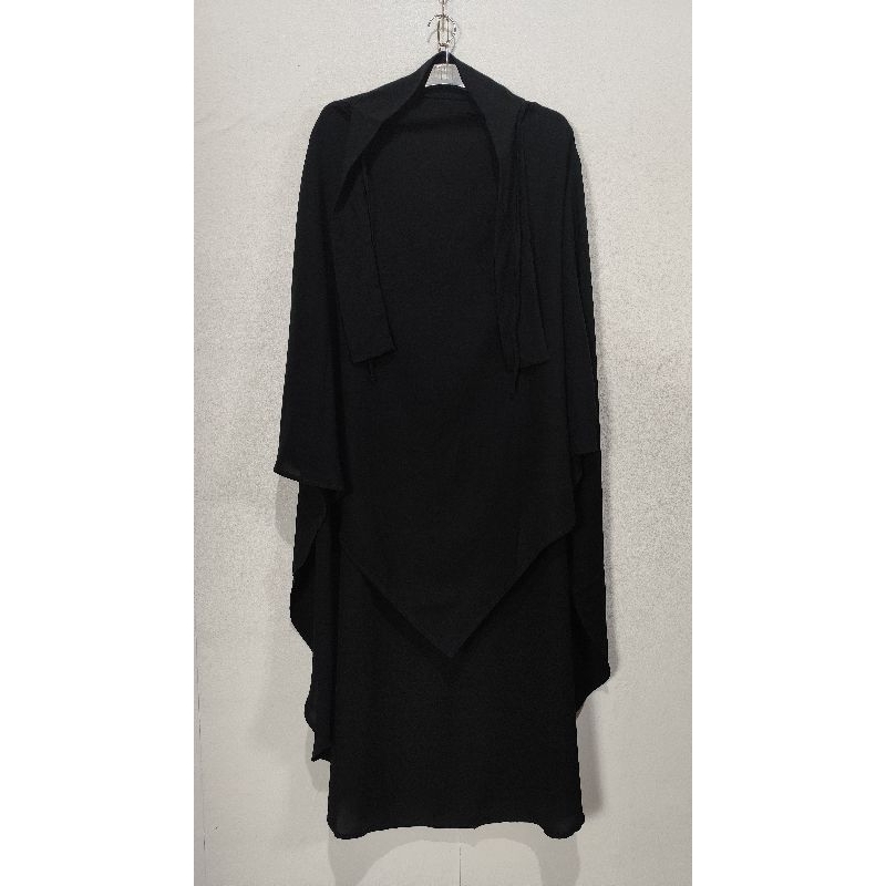 French Khimar Jetblack