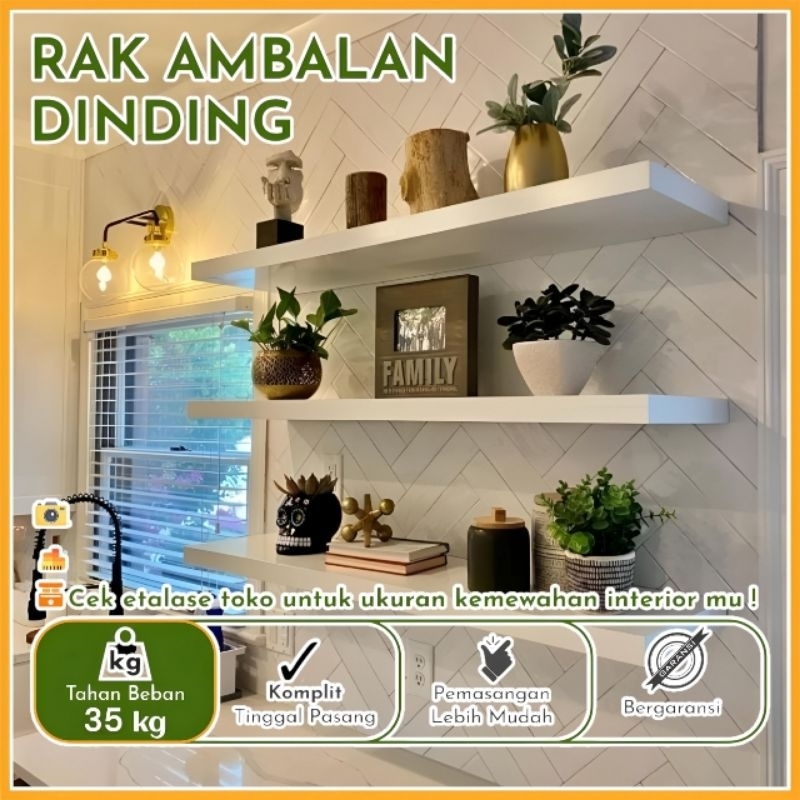 RAK AMBALAN DINDING (Tanpa Bor) / RAK GANTUNG