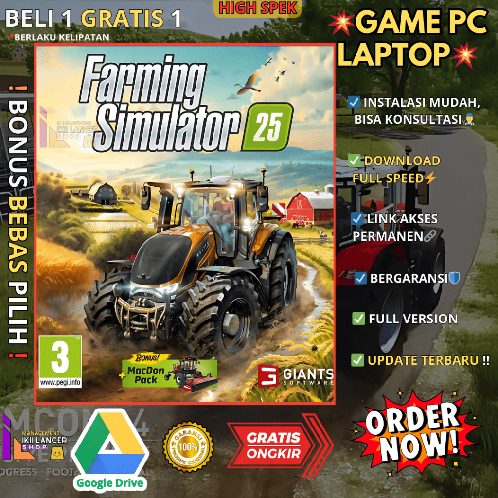Farming Simulator 25 - PC LAPTOP GAMES - ORIGINAL WINDOWS