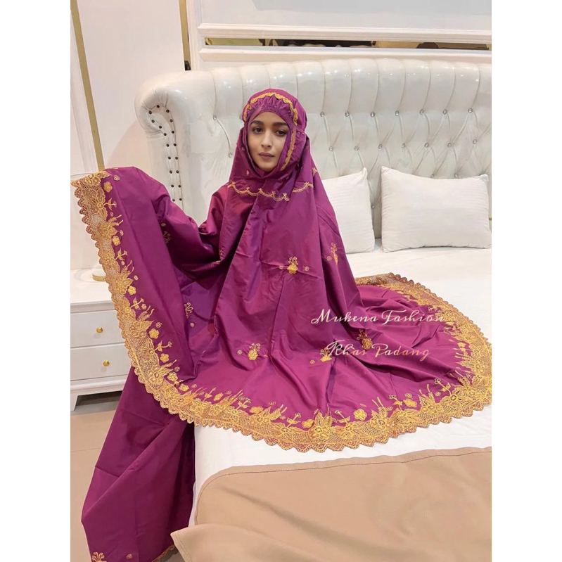 Mukena Bordir Keliling Pink Fanta