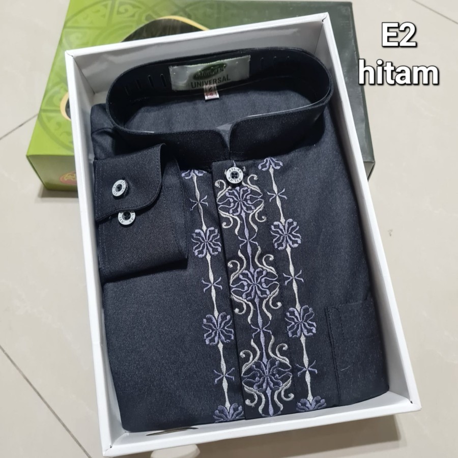 Baju koko ATLAS Original Lengan Panjang Manset Kancing Bamus Universal Baju Fashion Muslim Pakaian P