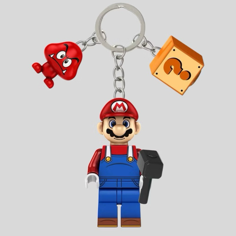 Mario Bros LEGO Keychain | Gantungan Kunci LEGO Mario Bros | Mario Bros Series