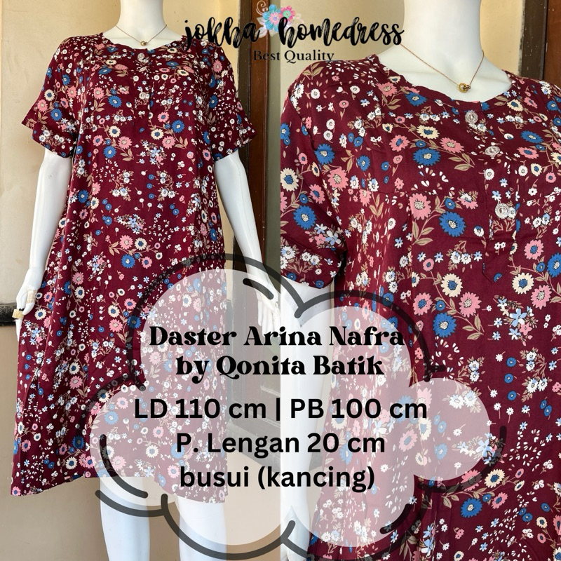 Daster Arina Busui Nafra by Qonita Batik