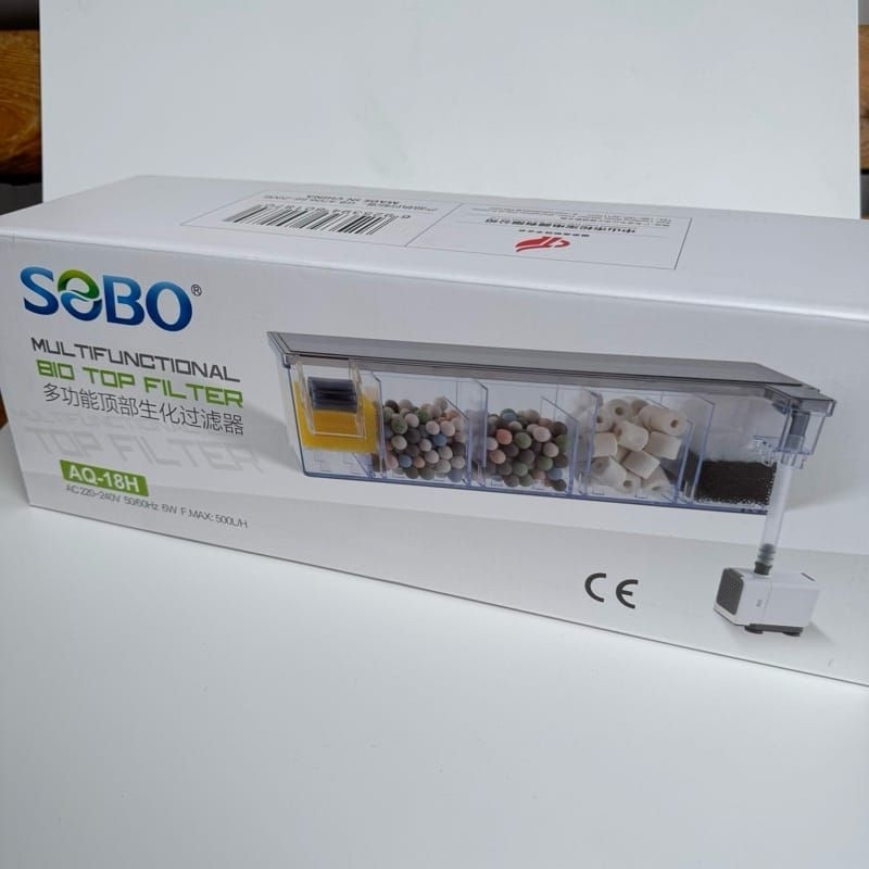 Box Multifuctional Bio Top Filter aquarium Sobo Amara AQ 18H