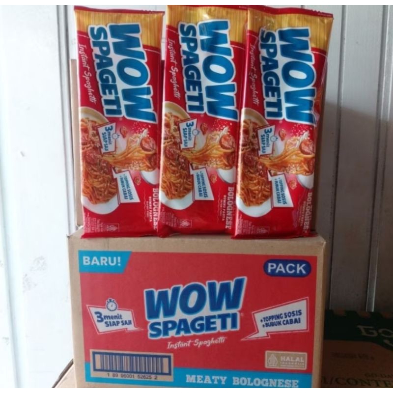 

(10 pcs) WOW Spageti instan Spagehetti bolognese