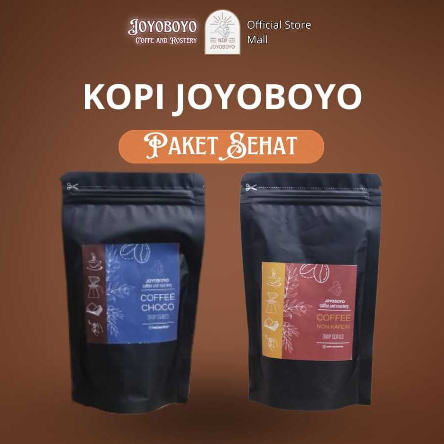 

Joyoboyo Paket Sehat (Bundling Kopi Non Kafein + Kopi Coklat)