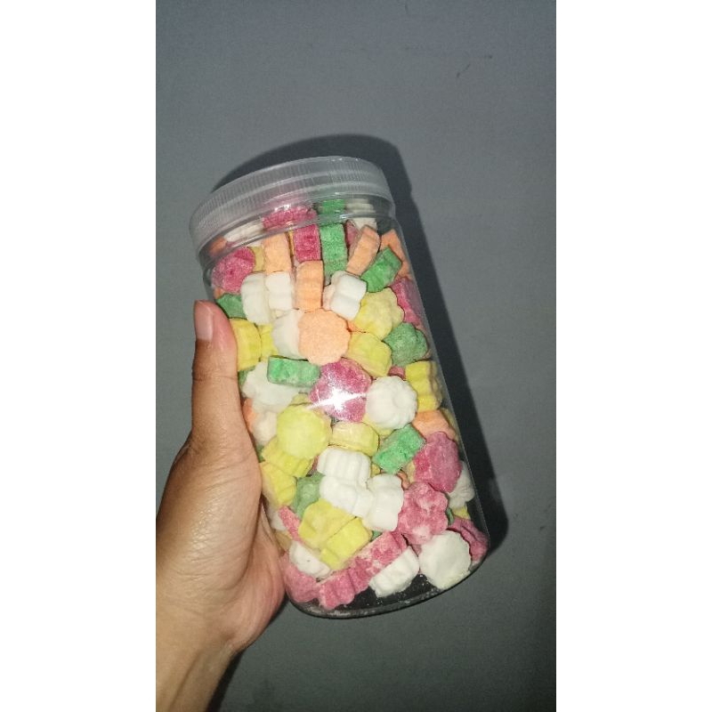 

Satru permen asem mix rasa ecer toples 500 gram