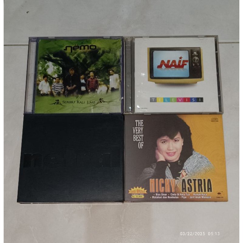 cd Indonesia NEMO-SERIBU Kali Lagi (2) / NAIF-Televisi (1) / NETRAL-Hitam (1) / NICKY ASTRIA-The Ver