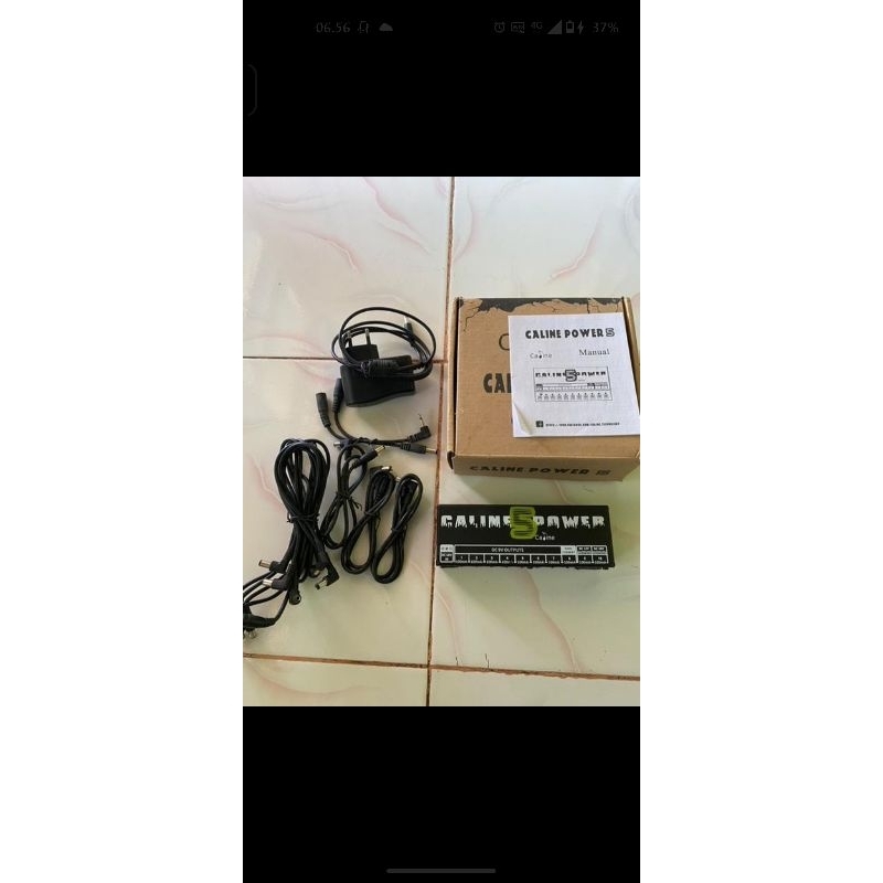 Adaptor efek Power Supply Caline CP05 bekas