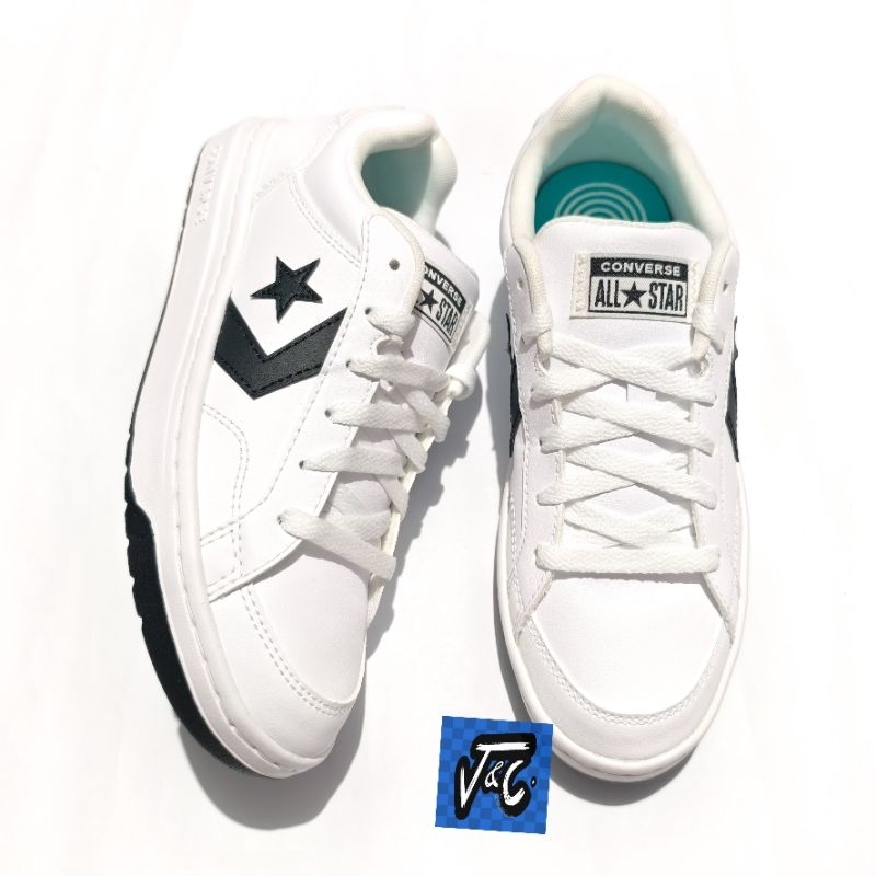 Converse Pro Blaze V2 Material Twist Synthetic Leather Ox White Black