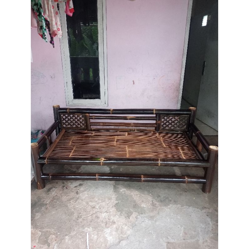 bale bale bambu hitam asli pariasi silang