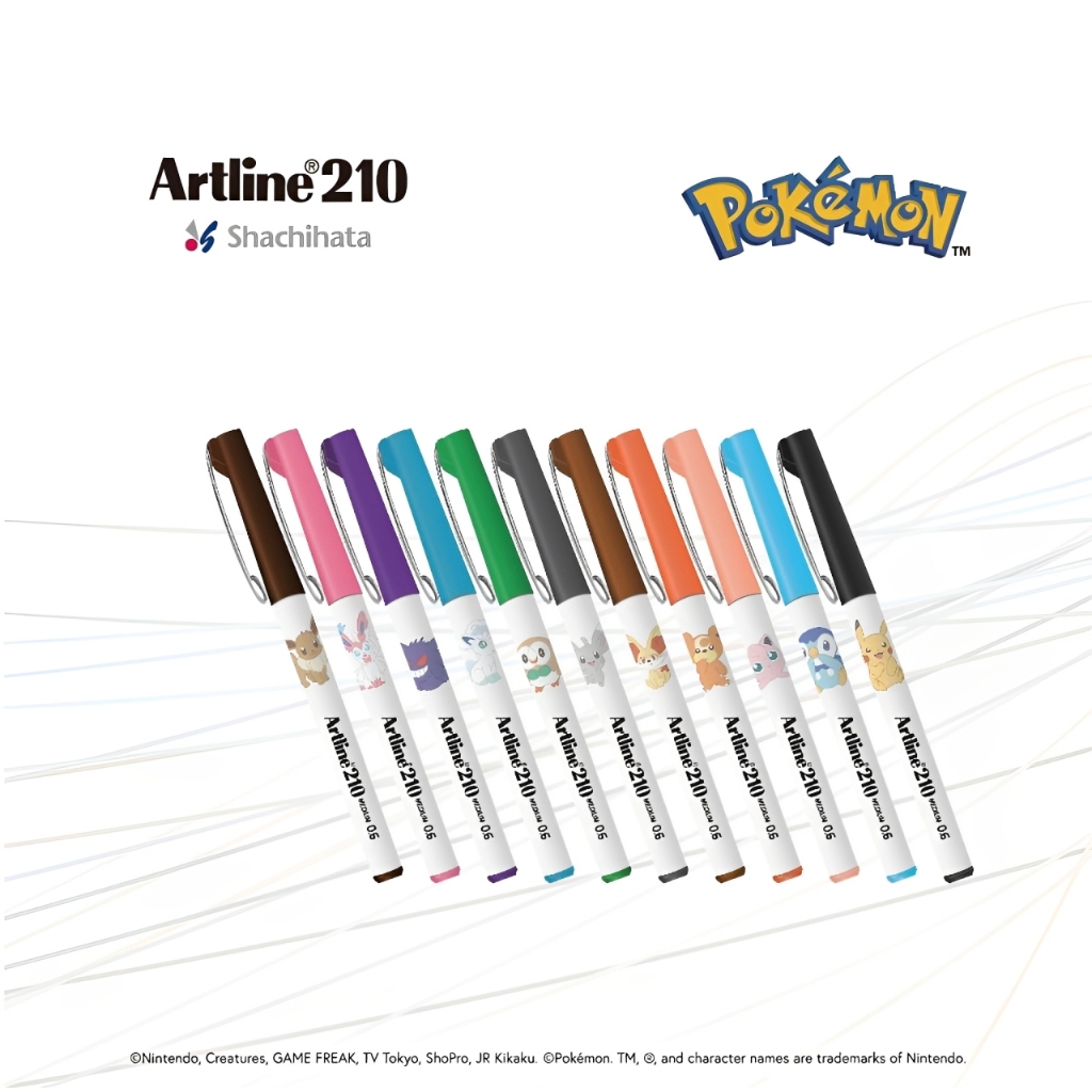 

Pulpen Warna Warni / Artline Writing Pen Pokemon EK-210 1 Set 6 Warna - LIMITED EDITION