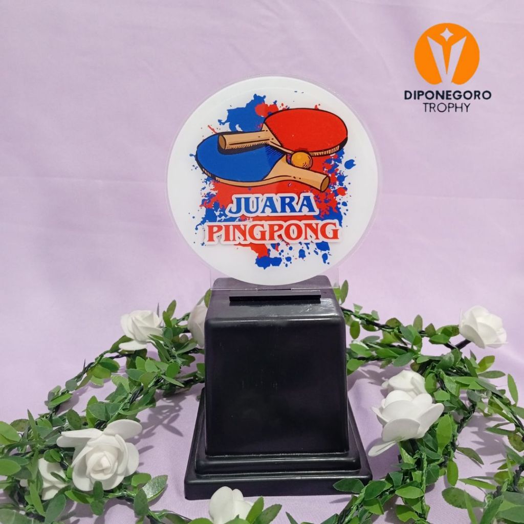 Piala Tenis Meja Piala Ping Pong Akrilik