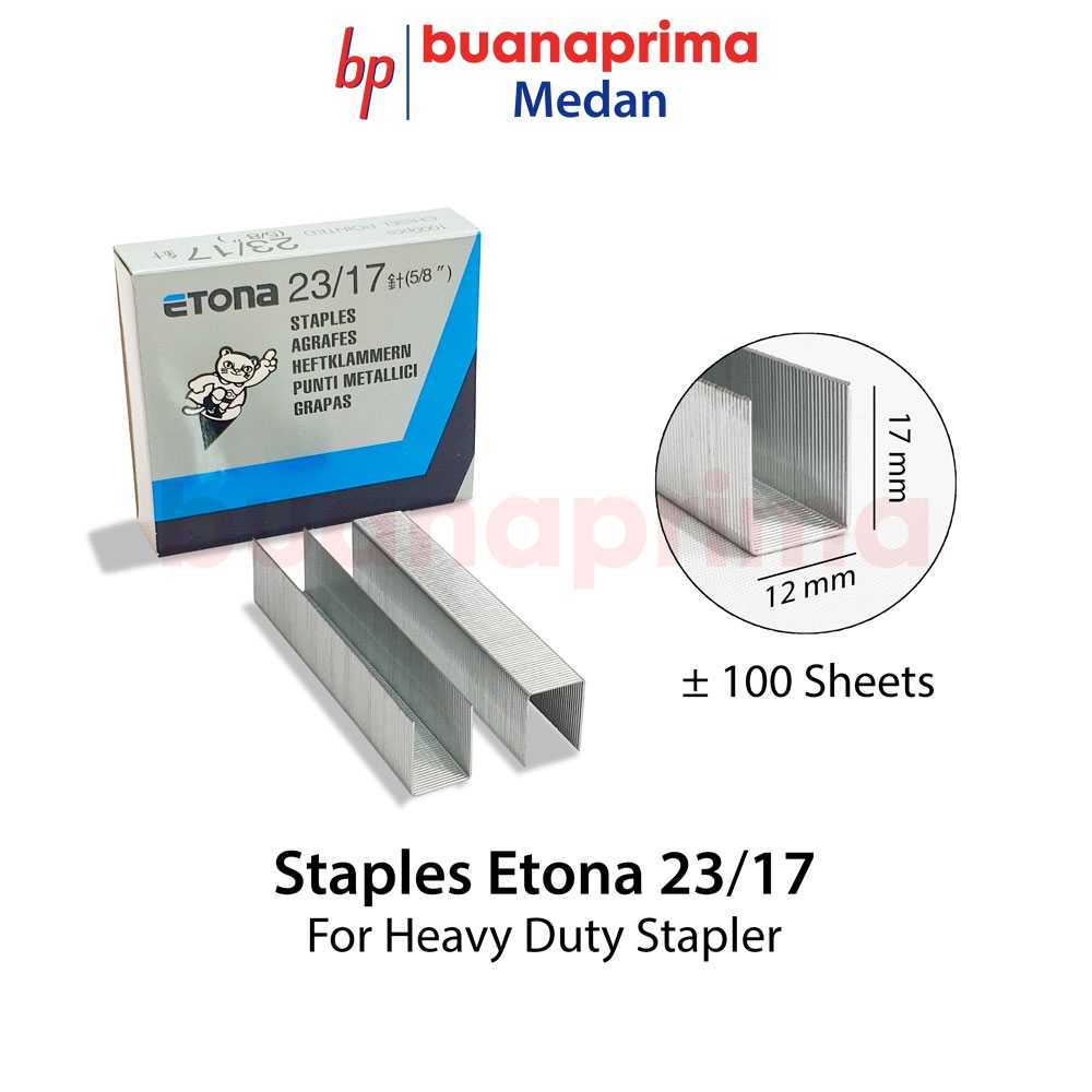 ISI STAPLER ETONA 23/17 Staples Untuk Hekter Jilid Besar Heavy Duty