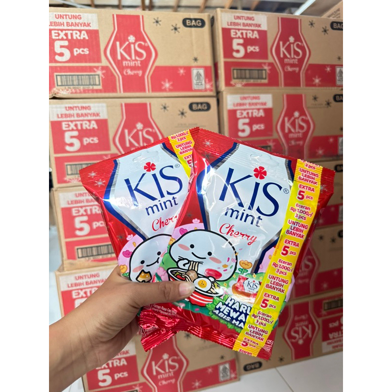 

1 dus Permen KIS Cherry Mint isi 24bag ( 24 x 50 x 135g )