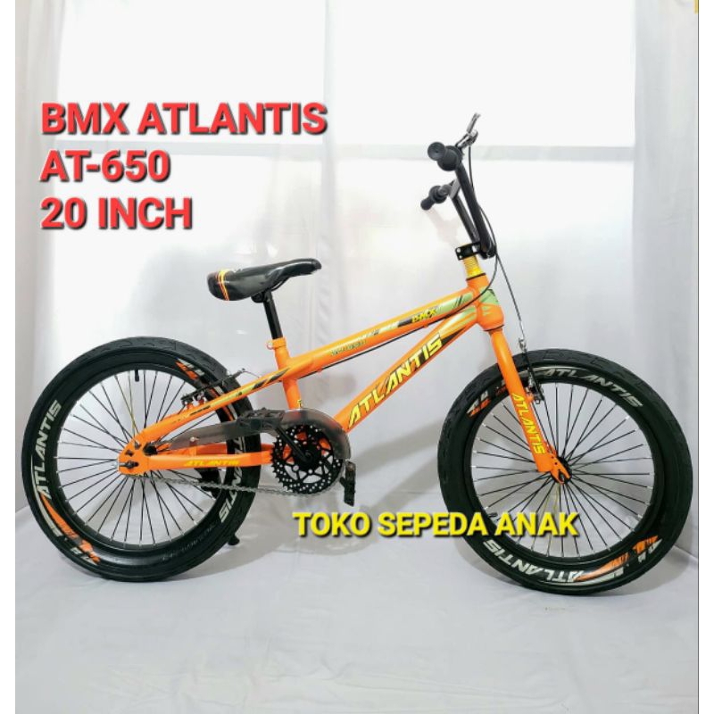 PROMO Sepeda Anak Laki BMX Atlantis 20 Inch Ban Jumbo 3.0 Usia 7 12 Tahun