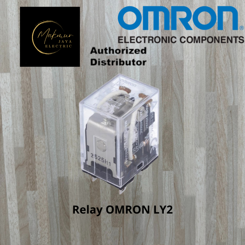Relay OMRON LY2 220V AC | Relay 8 Pin 8 Kaki DPDT Coil 220VAC | Relay Elektromagnetik OMRON ORIGINAL
