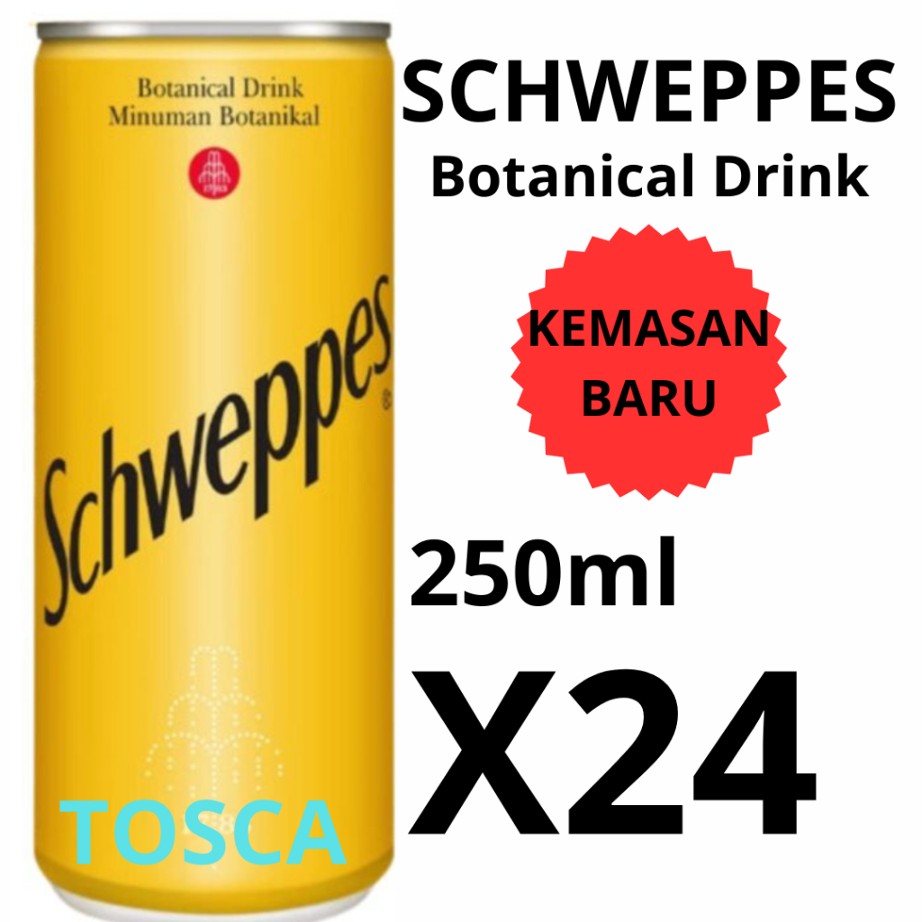 Air Tonic Schweppes Tonic Water | Air Tonic 250 mL 1 Karton isi 24 Pcs