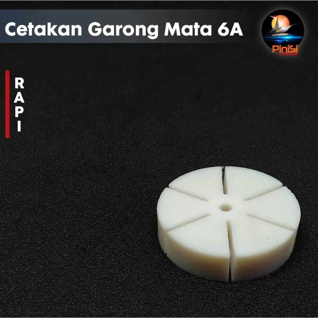 Cetakan Garong Kail Pancing Mata 6A Ikan Baronang, Ikan Belanak, Ikan Nila