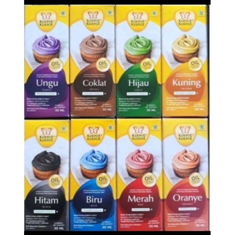 

KOEPOE PEWARNA OIL 30 ML ALL ITEM