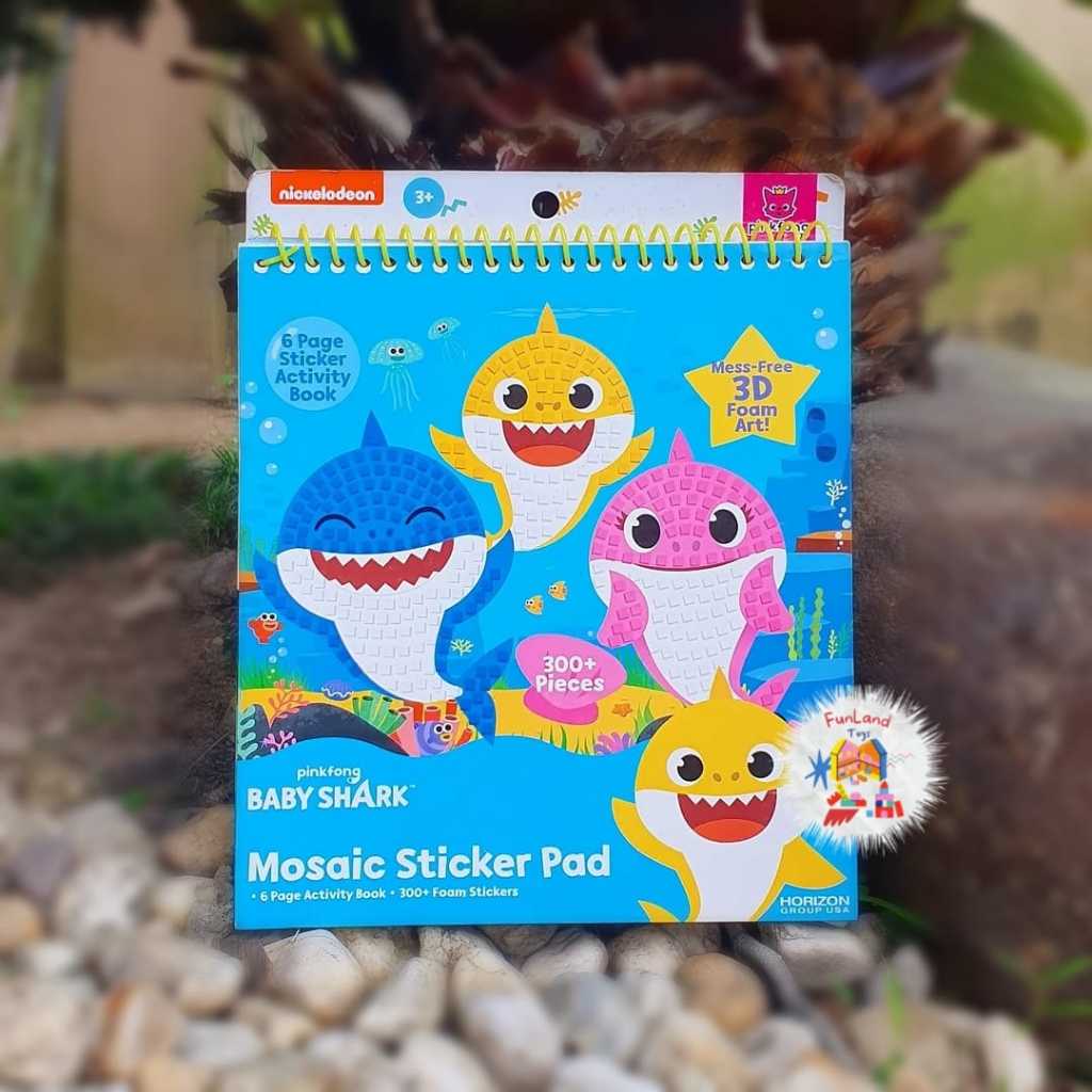 

Baby Shark 3D Mosaic Sticker Pad