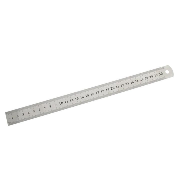 

penggaris besi 30 cm / stainless steel ruler 30cm