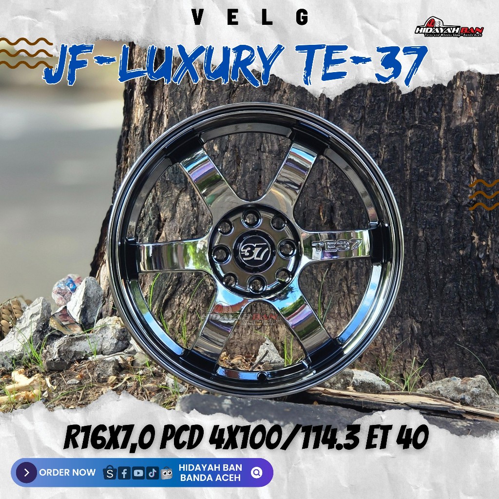 VELG JF-LUXURY TE-37 RING 16 PCD 4X100/114,3 ET 40
