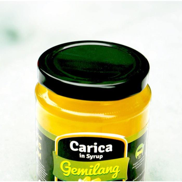 

RB Carica Merk Gemilang Segar Kemasan Buah Minuman Pepaya Rasa Yang Lezat Berkhasiat Khas Dieng