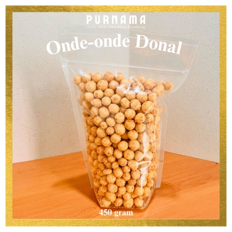 

ONDE-ONDE DONAL/ANEKA CAMILAN/OLEH-OLEH KHAS REMBANG