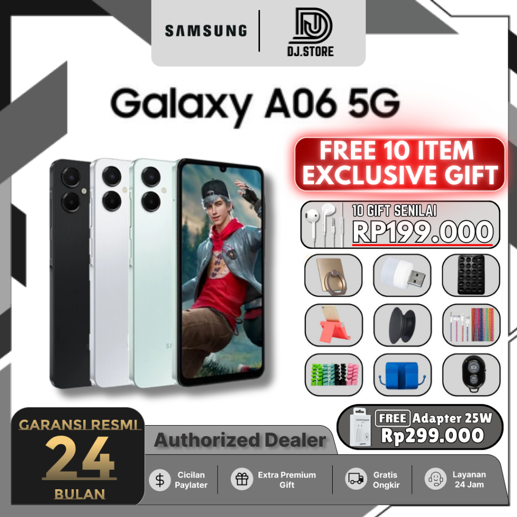 Samsung A06 5G | Samsung Galaxy A06 5G 6/128GB Garansi Resmi