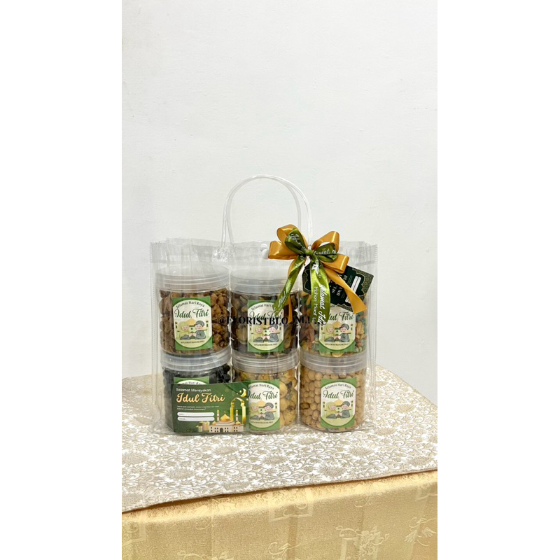

Hampers Kacang 6 pcs | KUE LEBARAN | FLORISTBLOOM PEKANBARU