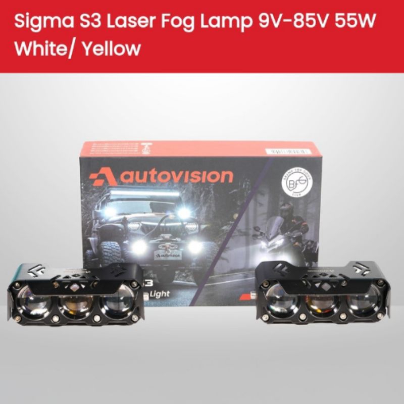 Lampu Tembak 3mata lampu laser 3mata mini foglamp