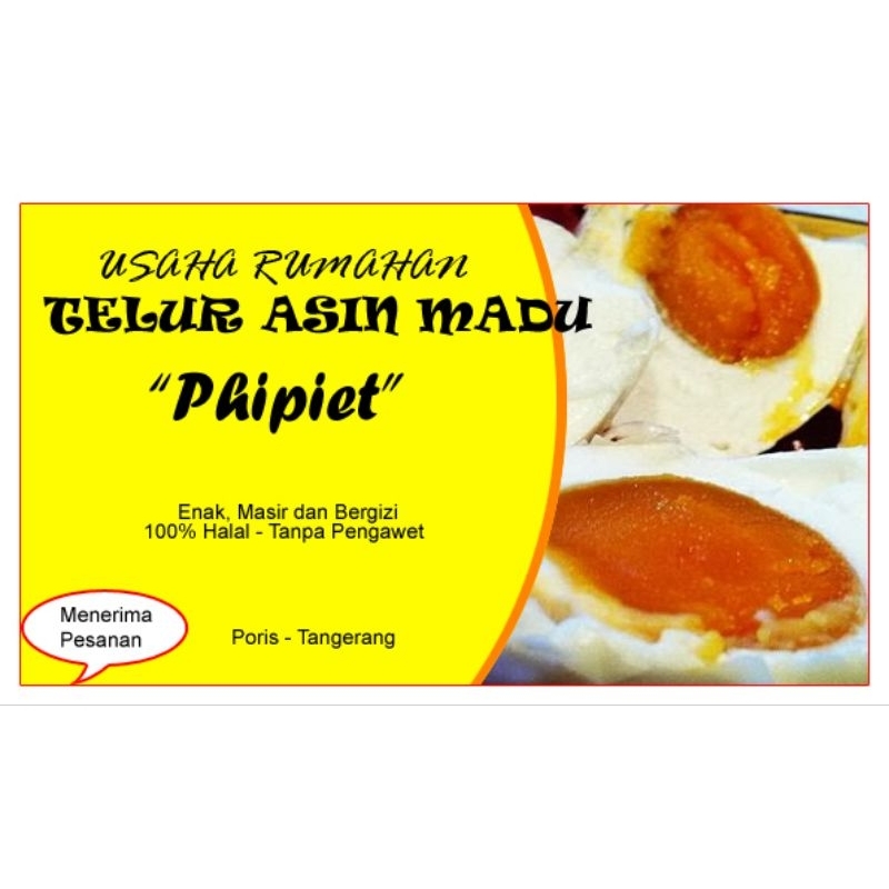 

TELUR ASIN MADU PRIMADONA