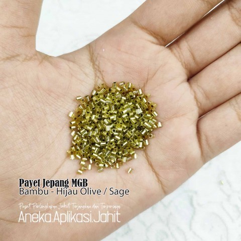 50 GRAM PAYET JEPANG MGB BAMBU  PASIR 81101 HIJAU OLIVE / HIJAU SAGE