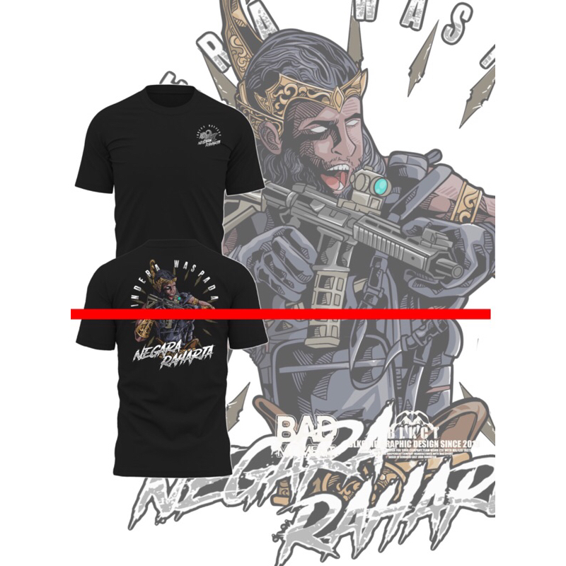 Kaos Tactical Krisna // Baju Intel Indera Waspada Negara Raharja // Pakaian Intelkam // Badmoment Bl