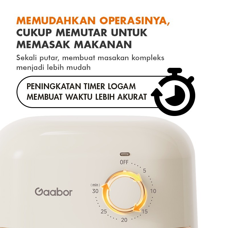 GAABOR Air Fryer / Penggorengan Tanpa Minyak Listrik