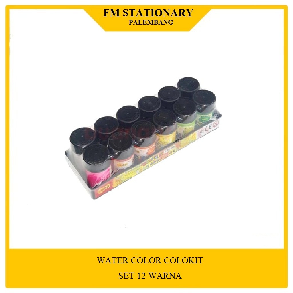 

Cat Air Water Color Colokit isi 12 warna WACO-05