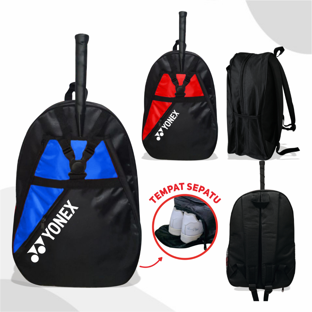 Ransel badminton tas raket bulutangkis tas ransel printing bagpack badminton tas raket ransel tas pu