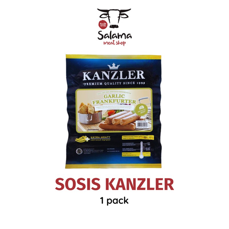 

Sosis Kanzler Garlic Frankfurter Isi 6pcs