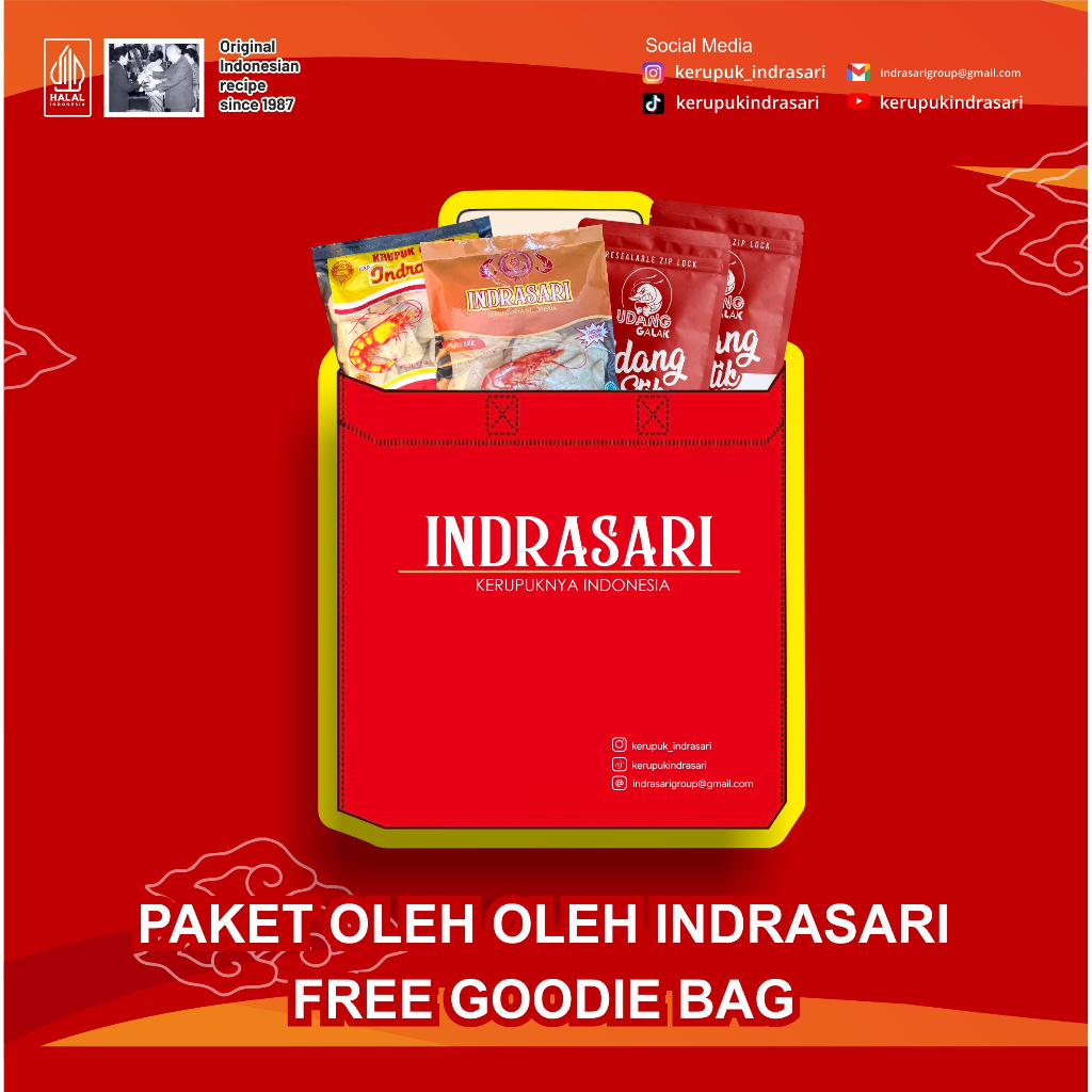 

Paket Oleh-Oleh Indrasari + Free Goodie Bag