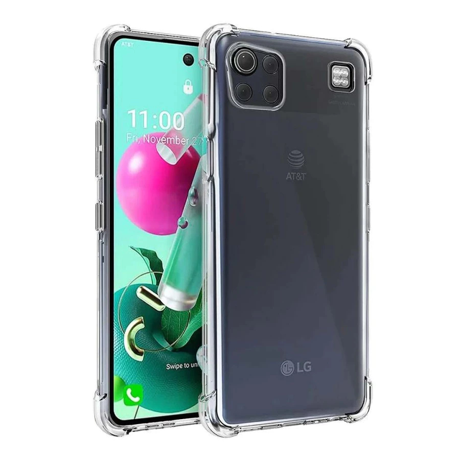LG K92 5G CASE ANTI CRACK TRANSPARENT AIRBAG BUMPER (CASING TRANSPARAN)