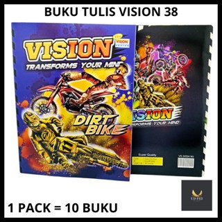 

(1 PACK= 10 BUKU) Buku Tulis Vision isi 38/ Buku Vision 38/ Buku Tulis isi 38/ Buku Tulis Murah
